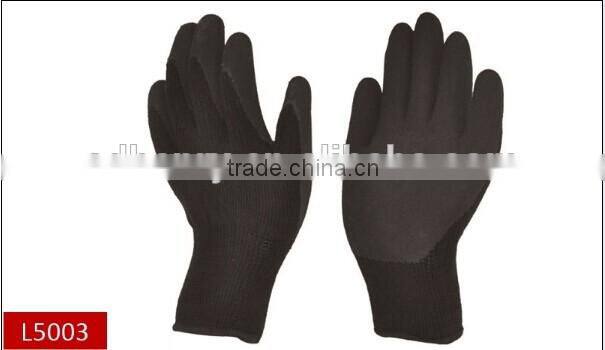 polyester foam latex glove