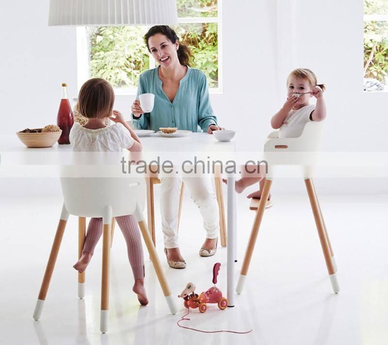 European Simple Style beechwood with dinning tray baby dinning high chair