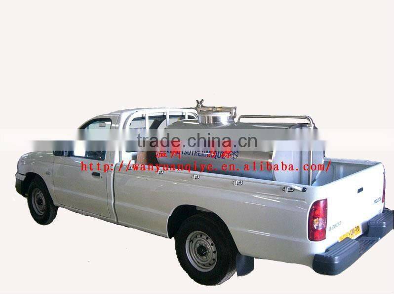horizantal milk storage transport tank milk tanker