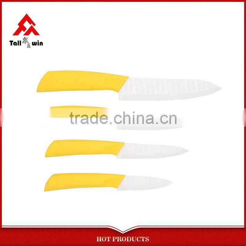 ceramic titanium knife With TPR Handle