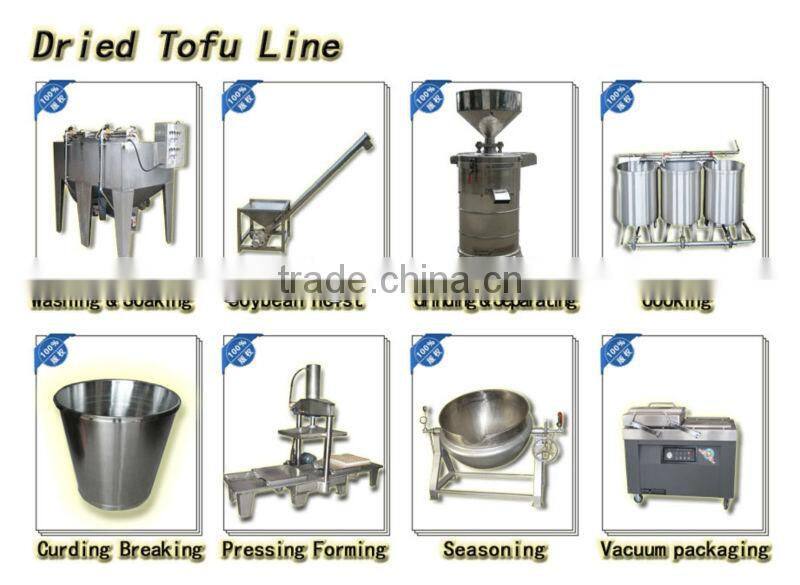 production system of dried Tofu