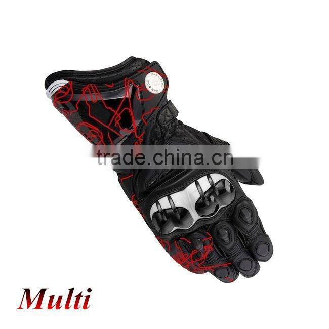 leather gloves for motorcycle racing biker cycling