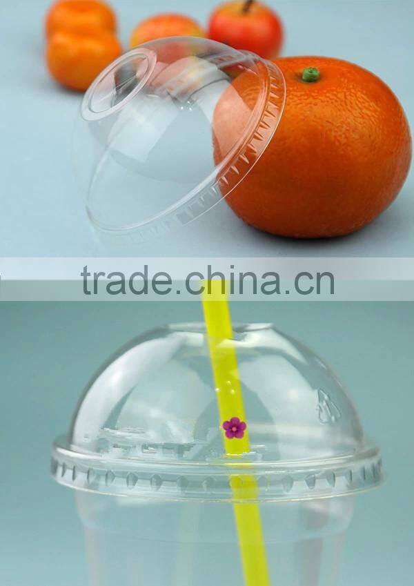 High transparent disposable dome lids for cups