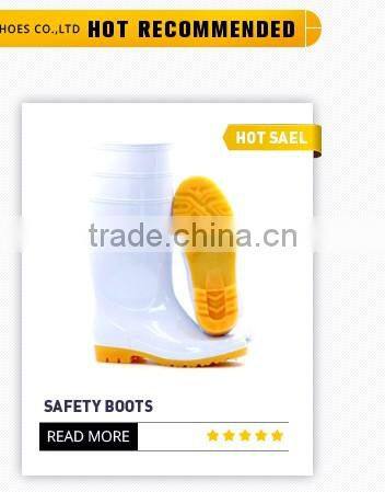 white pvc boots for foodstuff worker