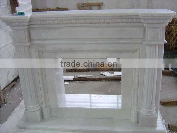 French Style Marble Fireplace Mantel