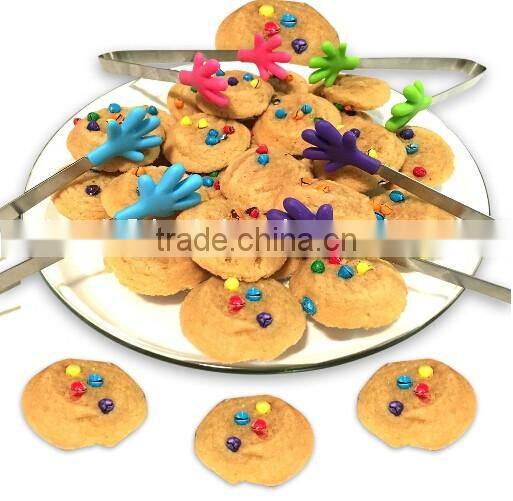 Perfectly designed high quality Silicone Mini 5 inch Tongs