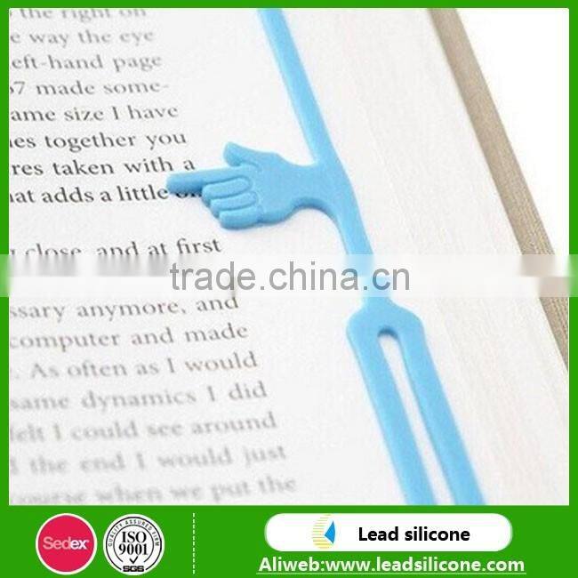 Hand Shape Silicone Book Mark