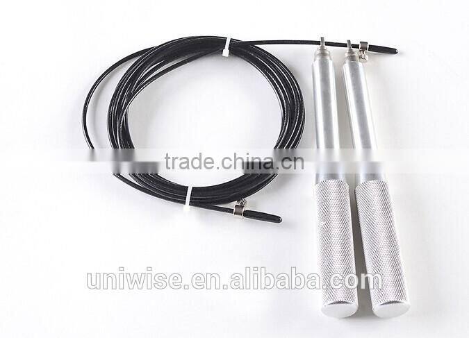 UIC-JR12, ball bearing Metal handle, Stainless steel cable JUMP ROPE