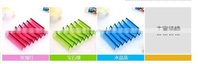Q078 fashion household wholesale silicone soap dish