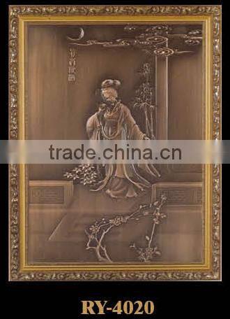 Customed Design Luxury Antique Metal Wall Mural