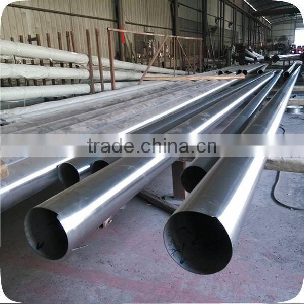Electric Commercial Outdoor Taper Stainless Steel Flag Pole