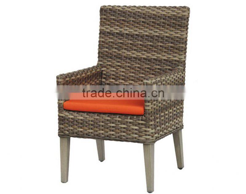 2017 Trade Assurance Most Popular New arrival outdoor pe rattan restaurant used dining table set furniture