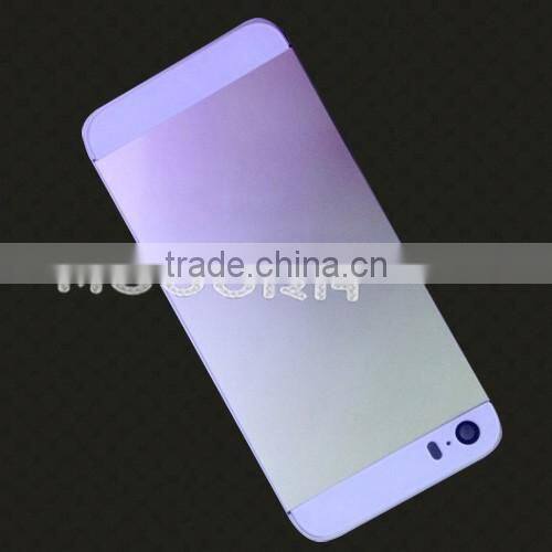 For iphone 5 colored housing, luxury case cover replacement,replacement housing