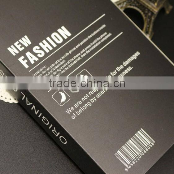 High-end black packaging mobile case, cartons packaging for iphone mobile phone case