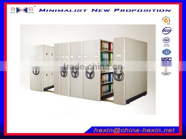 Best quality mechanical steel storage rack system,Moving Intensive Rack