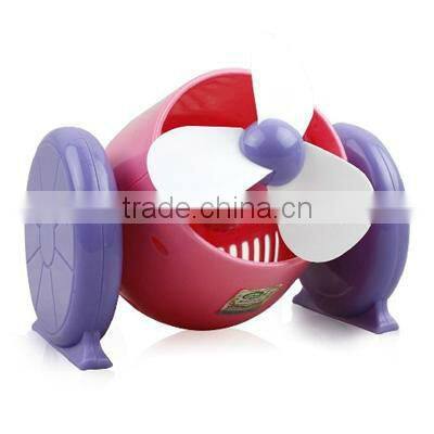 supply fashion Cannon USB battery dual-purpose mini fan