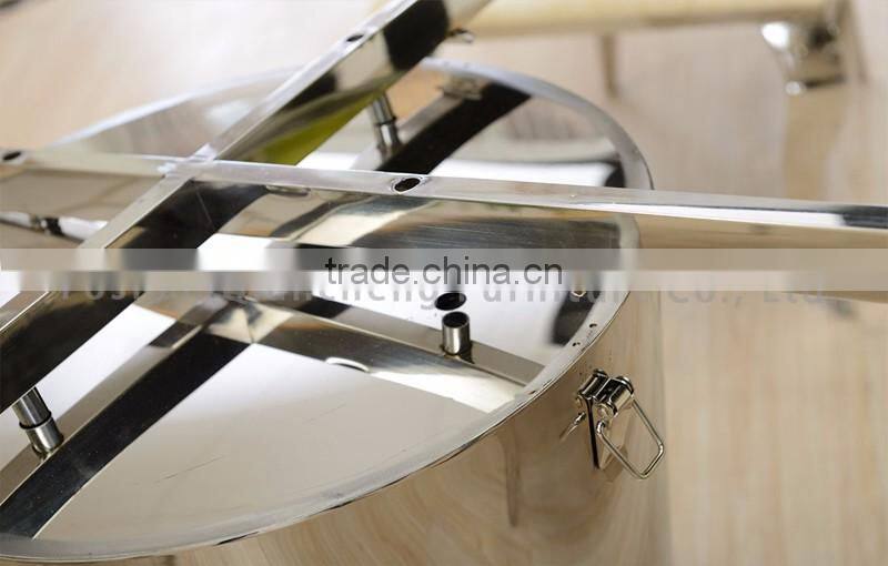 hot sale marble top stainless steel base round dining table