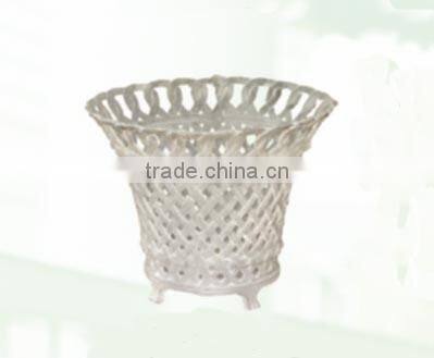 Trade Assurance Garden Cast Iron Antique Flower basket