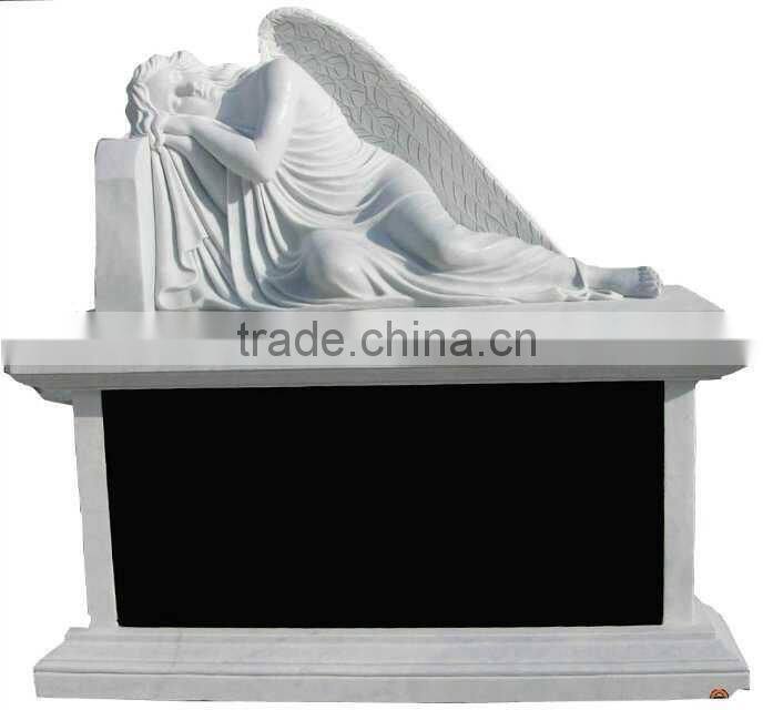 Tombstone.Hand carved cemetery angel statue tombstone