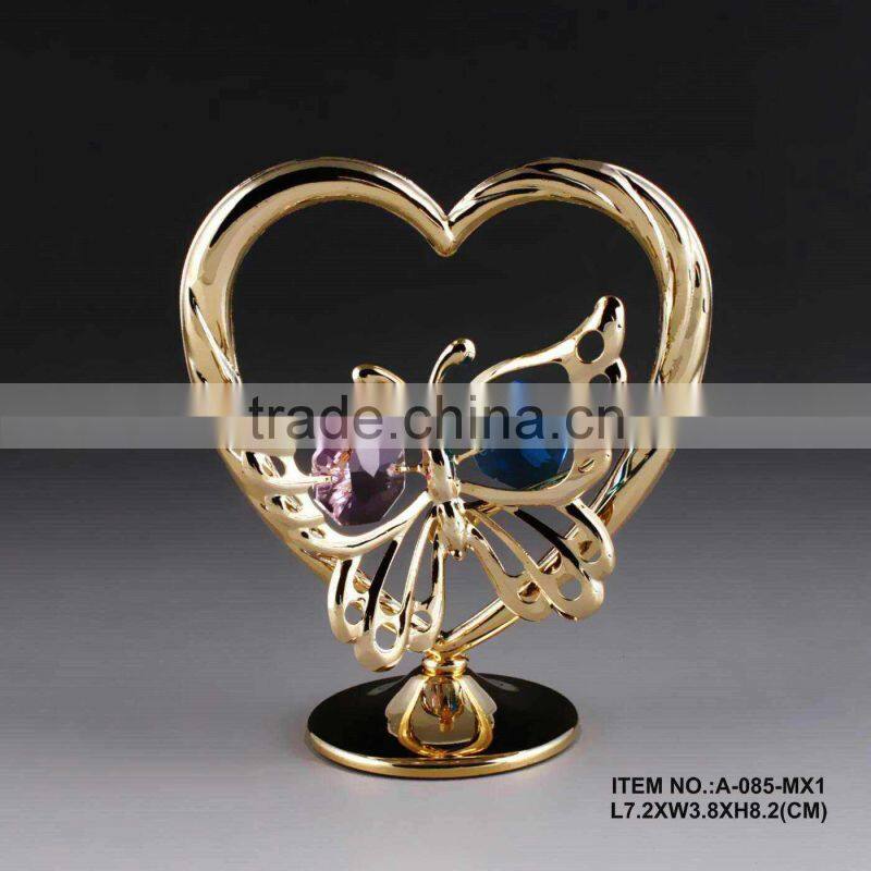 24k gold plated decorative butterfly