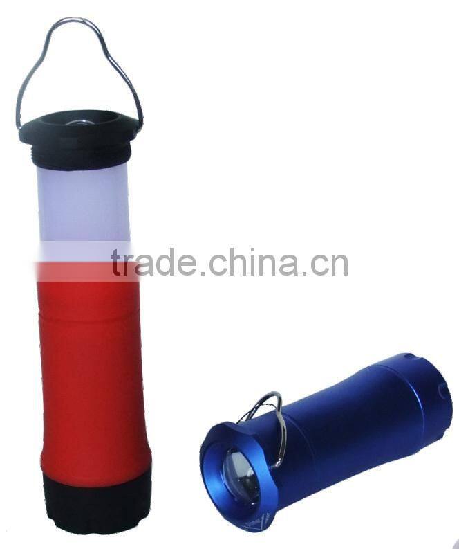 Mini portable handle LED telescopic camping lantern