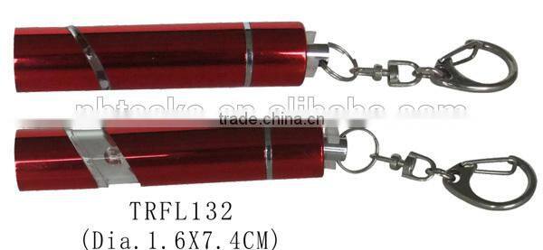 Popular aluminium colorful LED flashlight/carabiner mini flexible LED torch