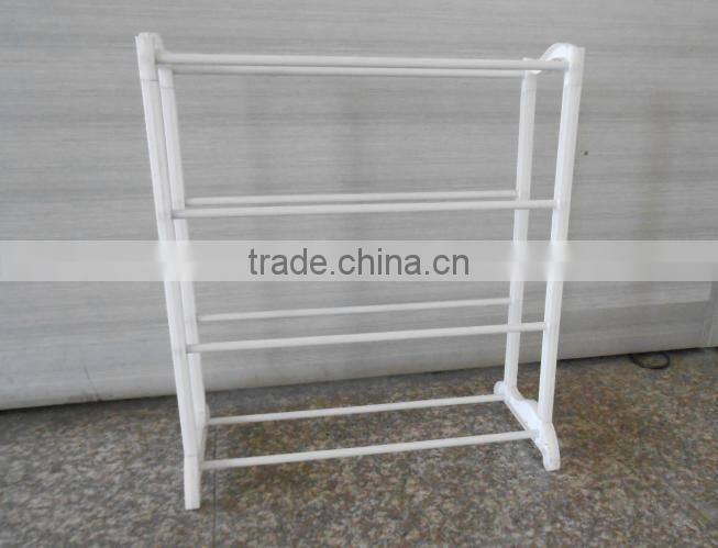 black plastic shoe rack in special style