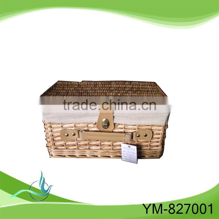 2016 Good Quality And Cheap Square Wicker Picnic Basket