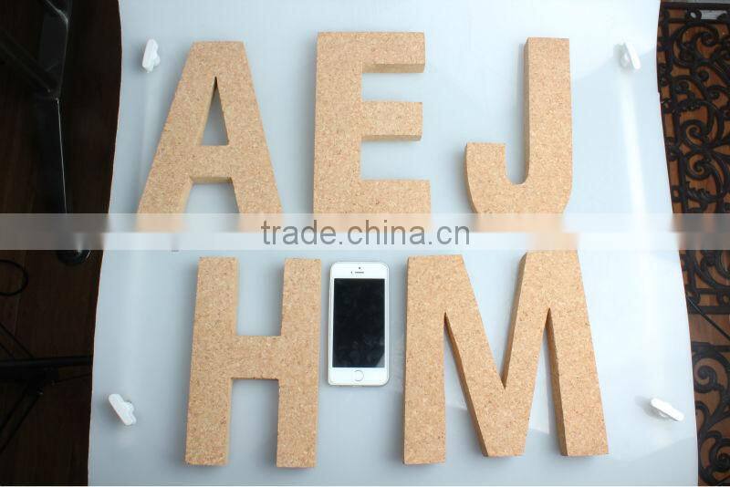 natural cork letter "A" OEM