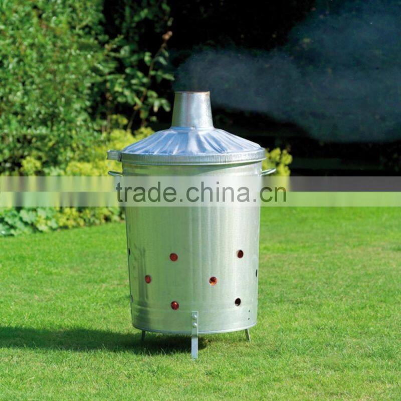 Galvanized household waste incinerator ( 30 years experiences)