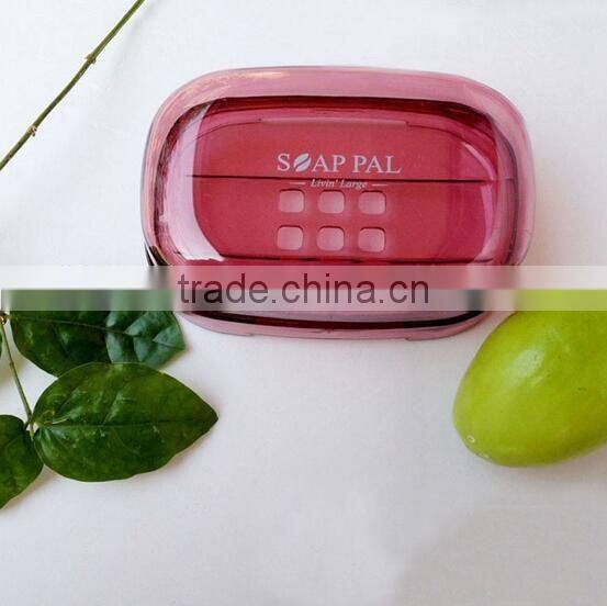 new product plastic square transparent soap box bathroom soap box soap dish plastic