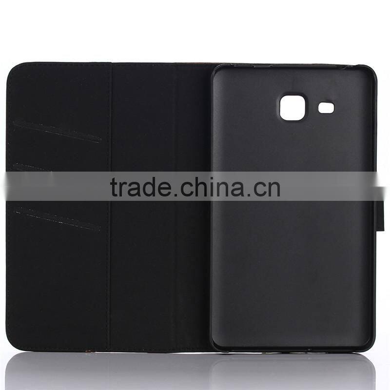 High quality crazy-horse PU card bumper/pocket cell phone case for Samsung Tablet