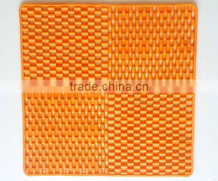 Low price washable best quality pvc butterfly bath mat