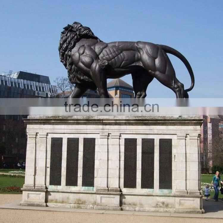 animal metal bronze garden bronze large lion statue