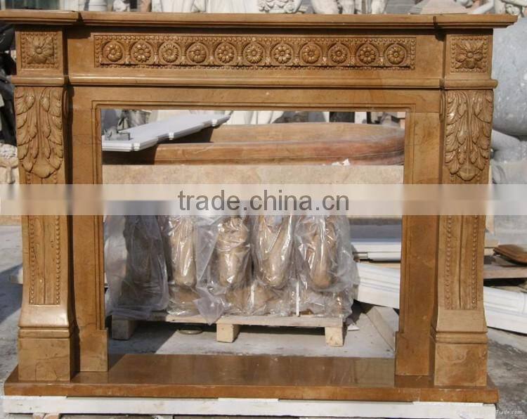 luxury home decoration marble stone granite marble fireplace