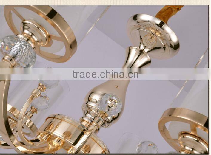 M983 Momoda elegant European Crystal modern living room bedroom lighting chandelier pendant lamp