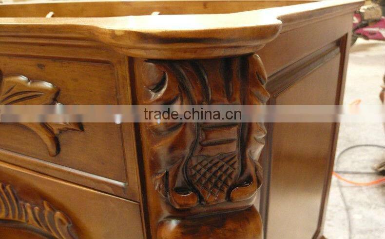 Bisini Furniture;Bathroom Vanity Cabinet;Bathroom Furniture;Hand Carved Mirror Cabinet,Classical Bathroom Cabinet(BF08-4037)