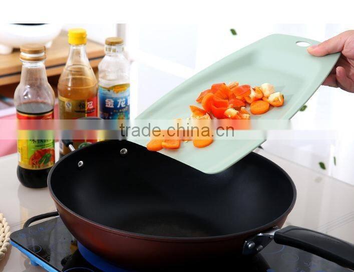 Multi-function plastic cutting board with hook