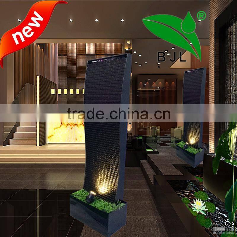 led waterfall fountain,led wall waterfall,acrylic wall water fountain