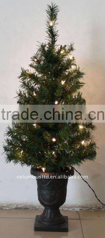 PVC Chirstmas Decoration Tree with LED light