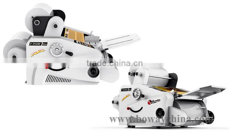 BOWAY F350E double 220mm diameter film auto wind cold hot roll laminator