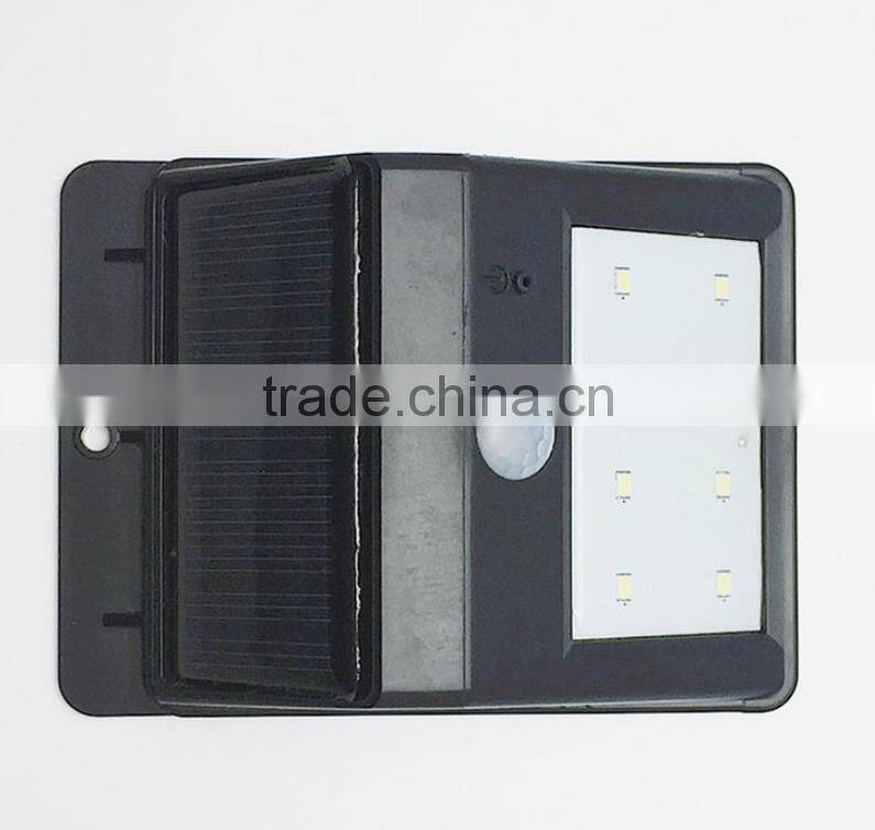LED solar sensor wall lamp