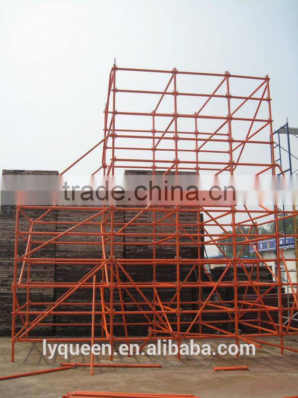 Durable Tubular Ringlock Scaffold for Ship Building And Construction Works At Heights