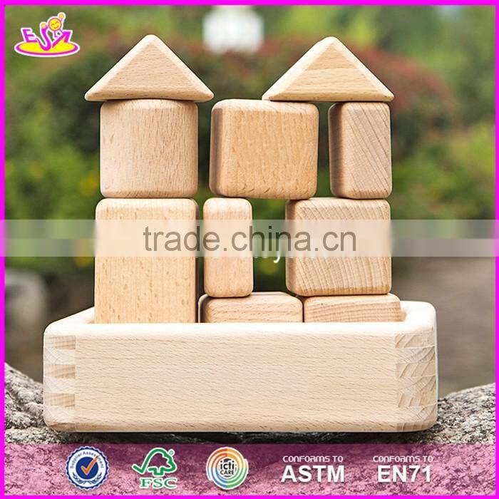 2017 New design best kids construct wooden building toys for sale W13A133