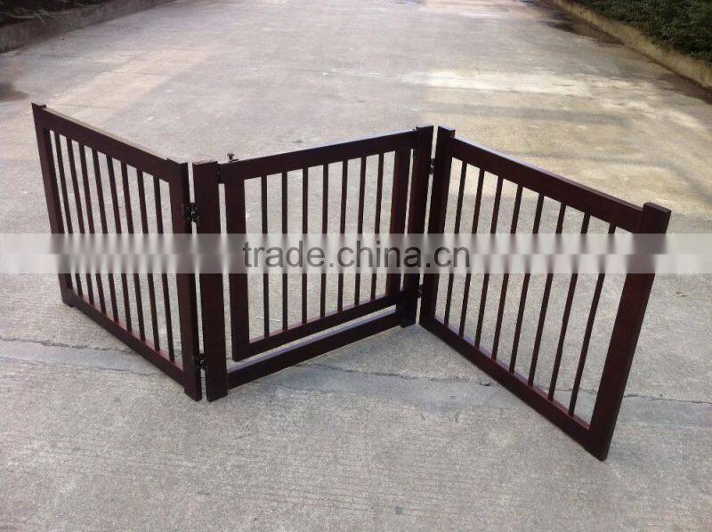2016 foldable wooden pet dogs gate with good quality and competive price PRS-G016