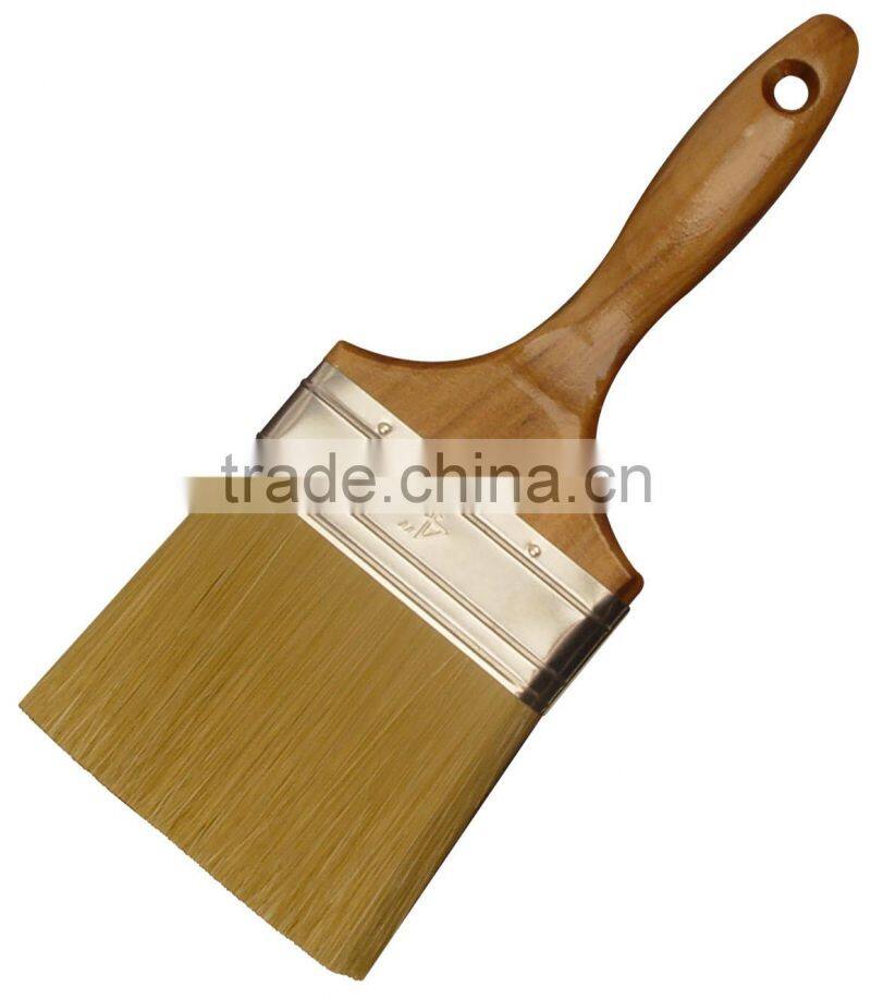 4"Wood handle nylon paint brushes