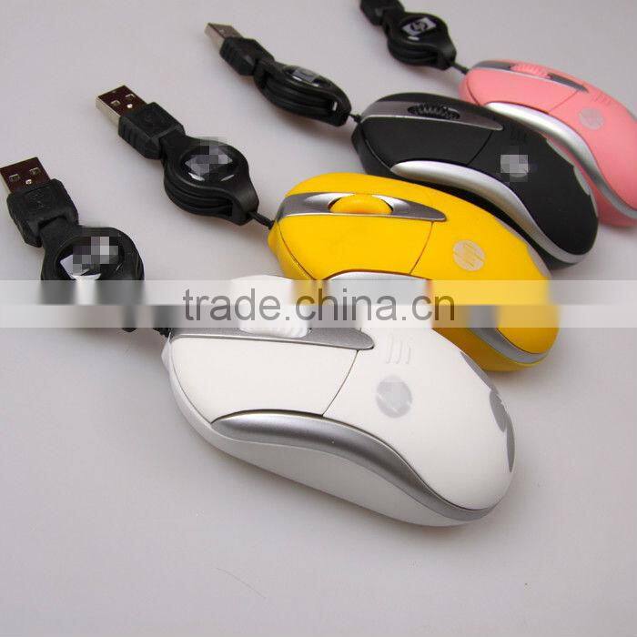 Telescopic line mouse USB petals mouse optical mouse