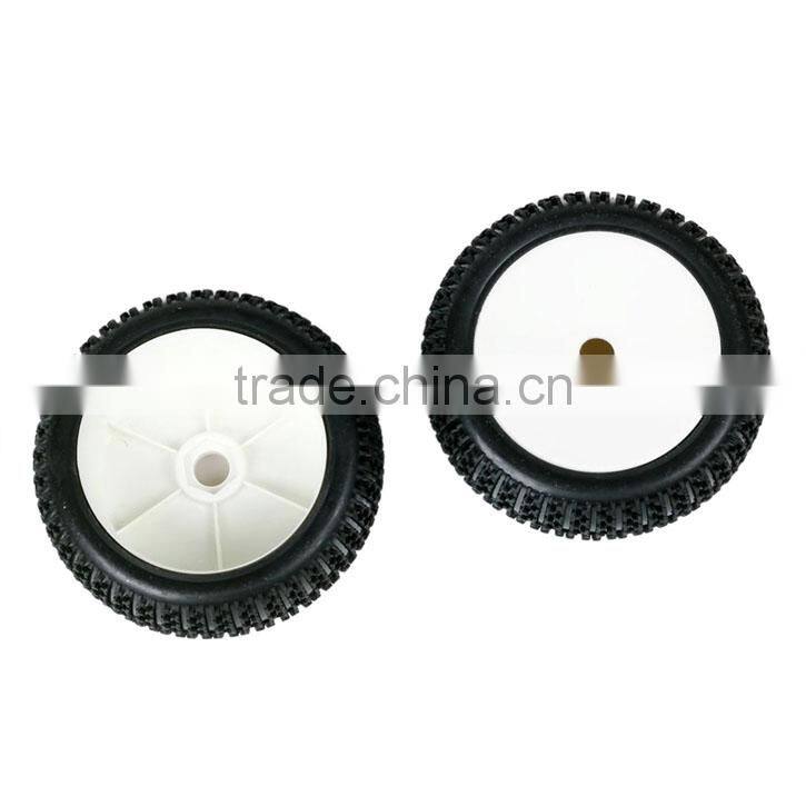 2X HSP 6501-1/8 Buggy Tires Buggy Wheel plastic wheels For Toys RC Car