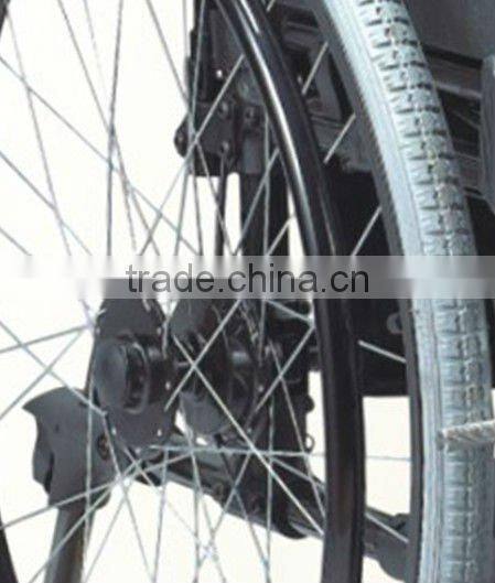TAW253LACHQ Aluminum drop back handle elevating legrest and quick release axle wheelchair(drum brake)