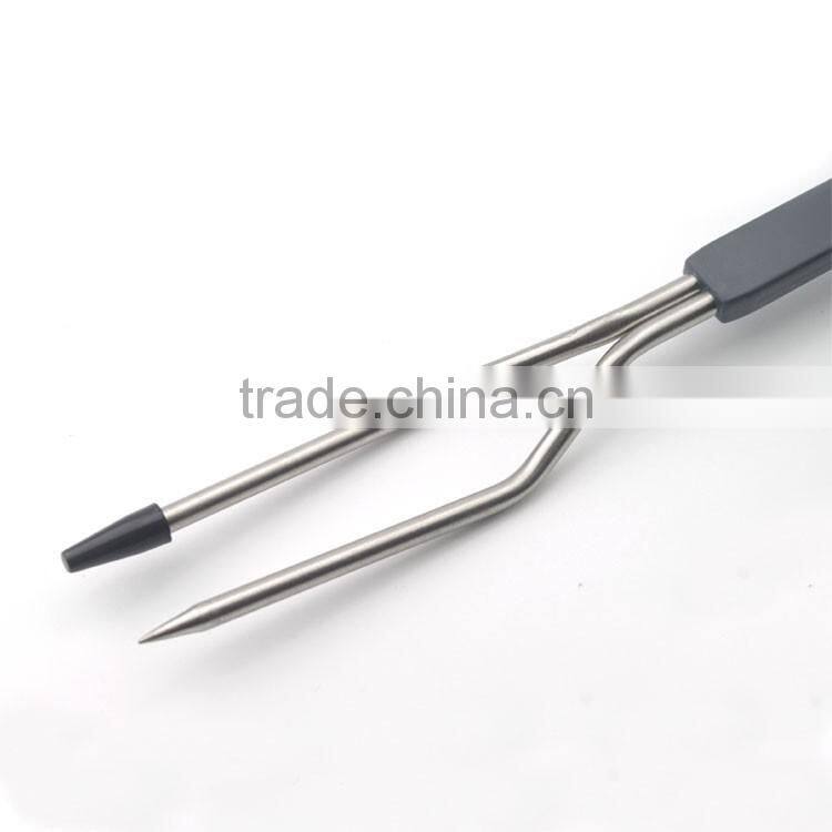 Temperature fork with LED light